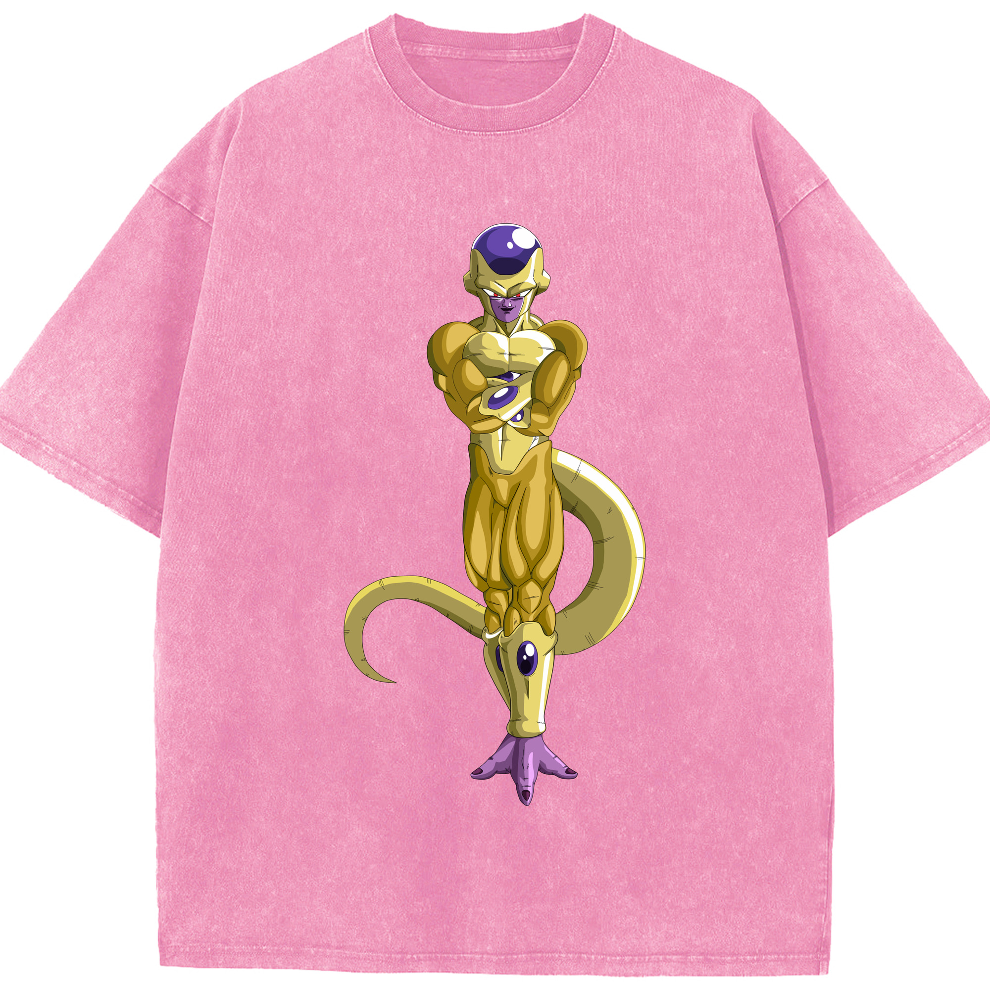（画像用） ドラゴンボール フリーザ DRAGON BALL Frieza 綿100% ヴィンテージ風 半袖Tシャツ（フロントプリント）